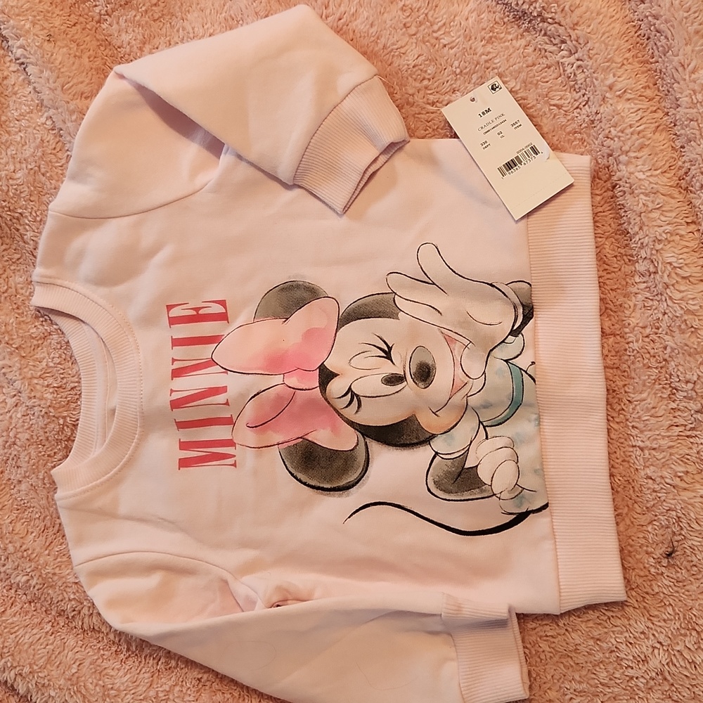 NWT 18m Minnie Sweatshirt